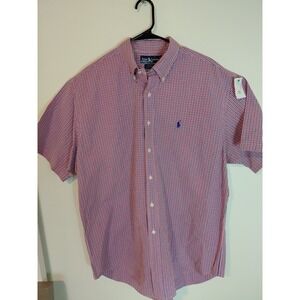 Polo Ralph Lauren Blake Short Sleeve Size XL Mens Tartan Plaid  Multicolored